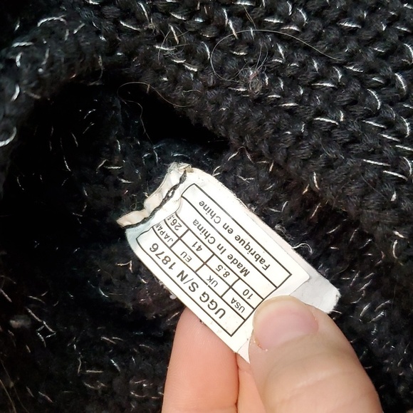 Ugg Australia Women 1876 Cardi Sweater buttons Boots shoes sz 10 - Picture 10 of 10